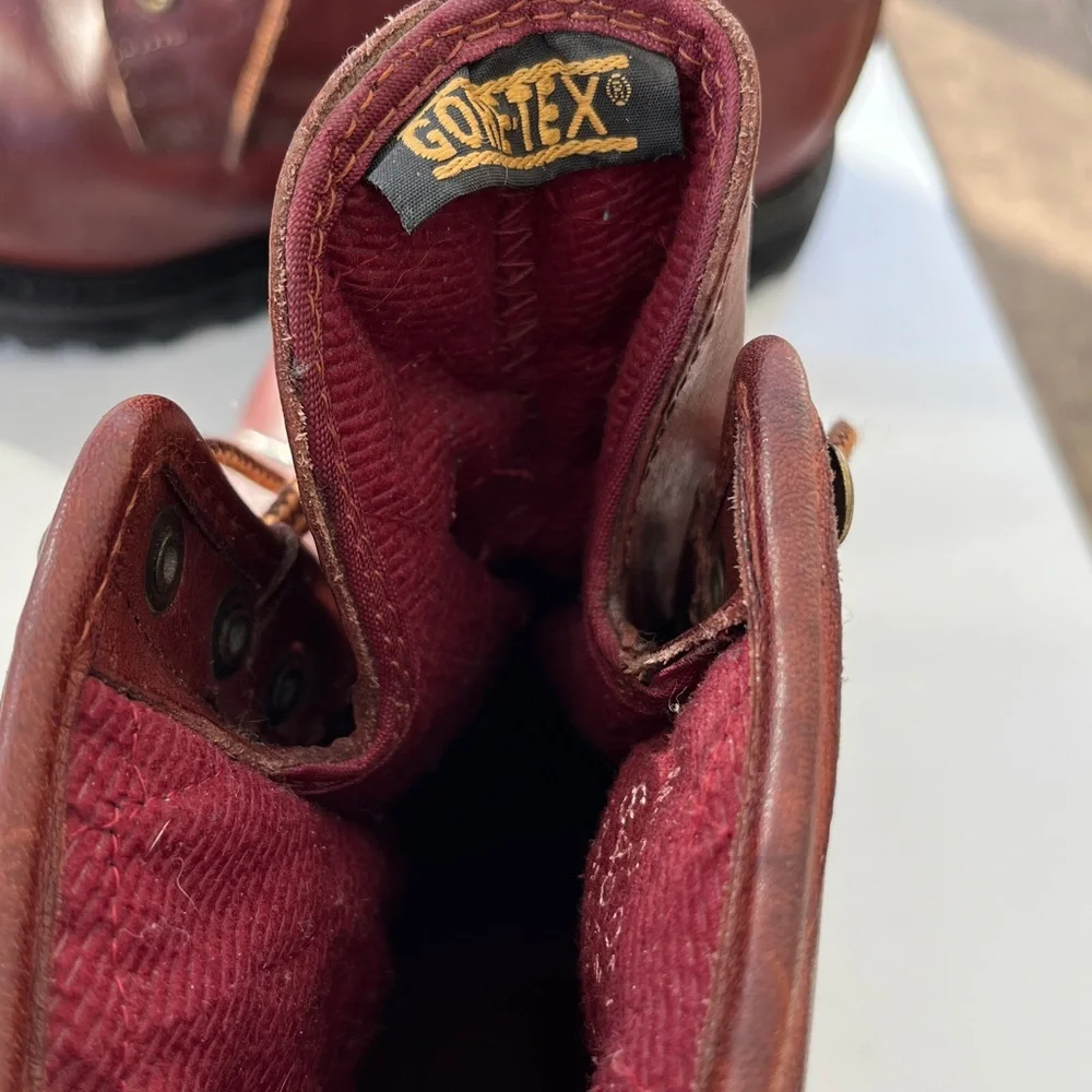 Cabela's Men's Rich Brown Leather Boots - Picture 2 of 12